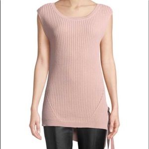 🌻Black Tape NWT szS Sleeveless Pink Knit Tunic🌻